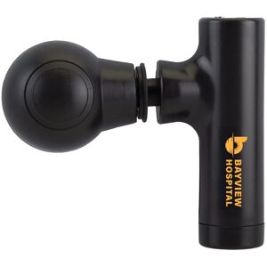 Positive Promotions 100 Mini Handheld Massage Gun in rPET Pouches - One-Color Personalization Available