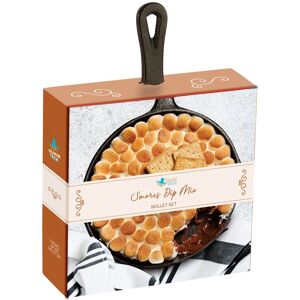 Positive Promotions 12 S'mores Dip DIY Kit in Cast Iron Skillet - Full-Color Personalization Available