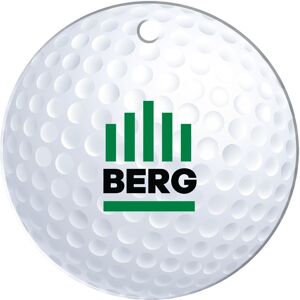 Positive Promotions 150 Golf Ball Shaped Luggage Tags - Full-Color Personalization Available