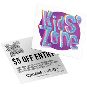 Positive Promotions 200 Custom Temporary Tattoo 1 1/2" x 1 1/2" - Full-Color Personalization Available