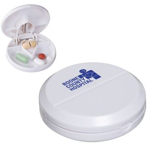 Positive Promotions 100 Pill Boxes With Cutter - One-Color Personalization Available