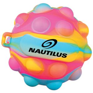 Positive Promotions 100 Swirl Designs Stress Reliever Fidget Popper Balls - One-Color Personalization Available