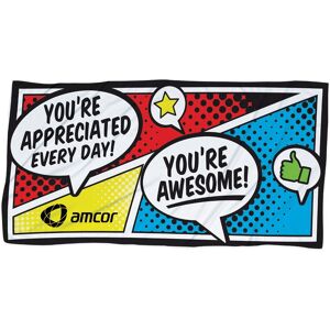 Positive Promotions 6 You're Appreciated Every Day! You're Awesome! Beach Towels - Personalization Available