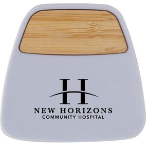 Positive Promotions 100 Magnetic Bamboo Accent Clips - Personalization Available