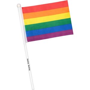 Positive Promotions 150 Pride Hand-Held Flag - One-Color Personalization Available