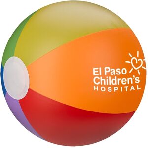 Positive Promotions 150 16" Rainbow Fun Beach Ball- Personalization Available