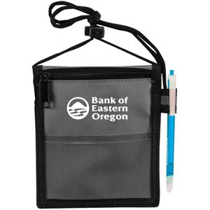 Positive Promotions 50 Trade Show Neck Wallet II - Personalization Available