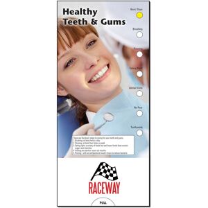 Positive Promotions 250 Healthy Teeth & Gums Slide Chart - Personalization Available