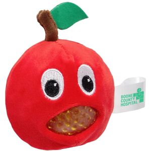 Positive Promotions 50 Apple Stress Busters Plush & Gel Squeeze Toy - Personalization Available