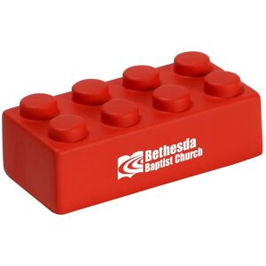 Positive Promotions 75 Building Block - Individual Pieces Stress Relievers - Personalization Available