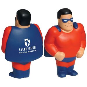 Positive Promotions 100 Super Hero Stress Relievers - Personalization Available