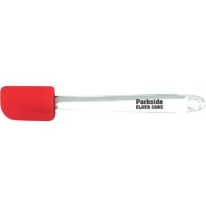 Positive Promotions 150 Clear Handle Silicone Spatula - Personalization Available