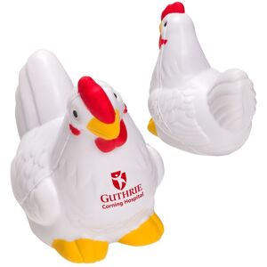 Positive Promotions 50 Chicken Stress Relievers - Personalization Available