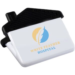 Positive Promotions 250 Magnetic House Clips - Full-Color Personalization Available
