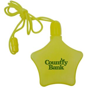 Positive Promotions 100 Star-Shaped Bubbles With Breakaway Cord - Personalization Available