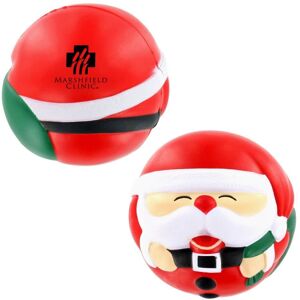 Positive Promotions 50 Santa Claus Stress Relievers - Personalization Available