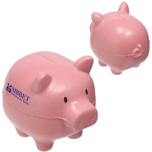 Positive Promotions 50 Piggy Banks Slo-Release Stress Reliever - Personalization Available