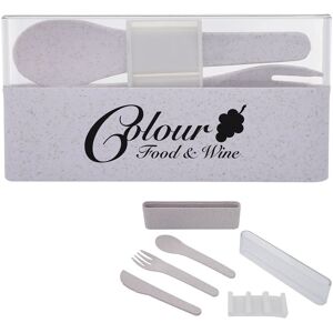 Positive Promotions 100 Greenwood Wheat Utensil Sets - Personalization Available