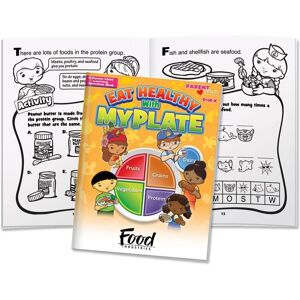 Positive Promotions 100 Eat Healthy With MyPlate Parent-Child Activities Books (English) - Personalization Available