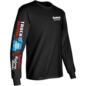 Positive Promotions 18 Truck Drivers: America's Highway Heroes Sleeves 2-Location T-Shirt - Silkscreened Personalization Available