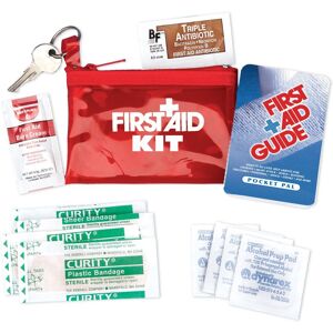Positive Promotions 100 Travel First Aid Kits - Personalization Available