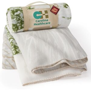 Positive Promotions 20 Winter Scene Roll-Up Eco Fleece Blankets With Holiday Gift Tag - Personalization Available