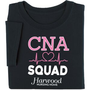 Positive Promotions 18 CNA Squad Unisex Sleeves T-Shirt in Gift Box - Silkscreened Personalization Available