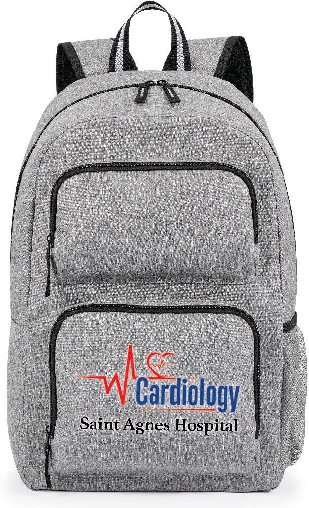 Positive Promotions 15 Healthcare Team Pride Gray Hudson 15" Computer/Laptop Packs - Full-Color Personalization Available