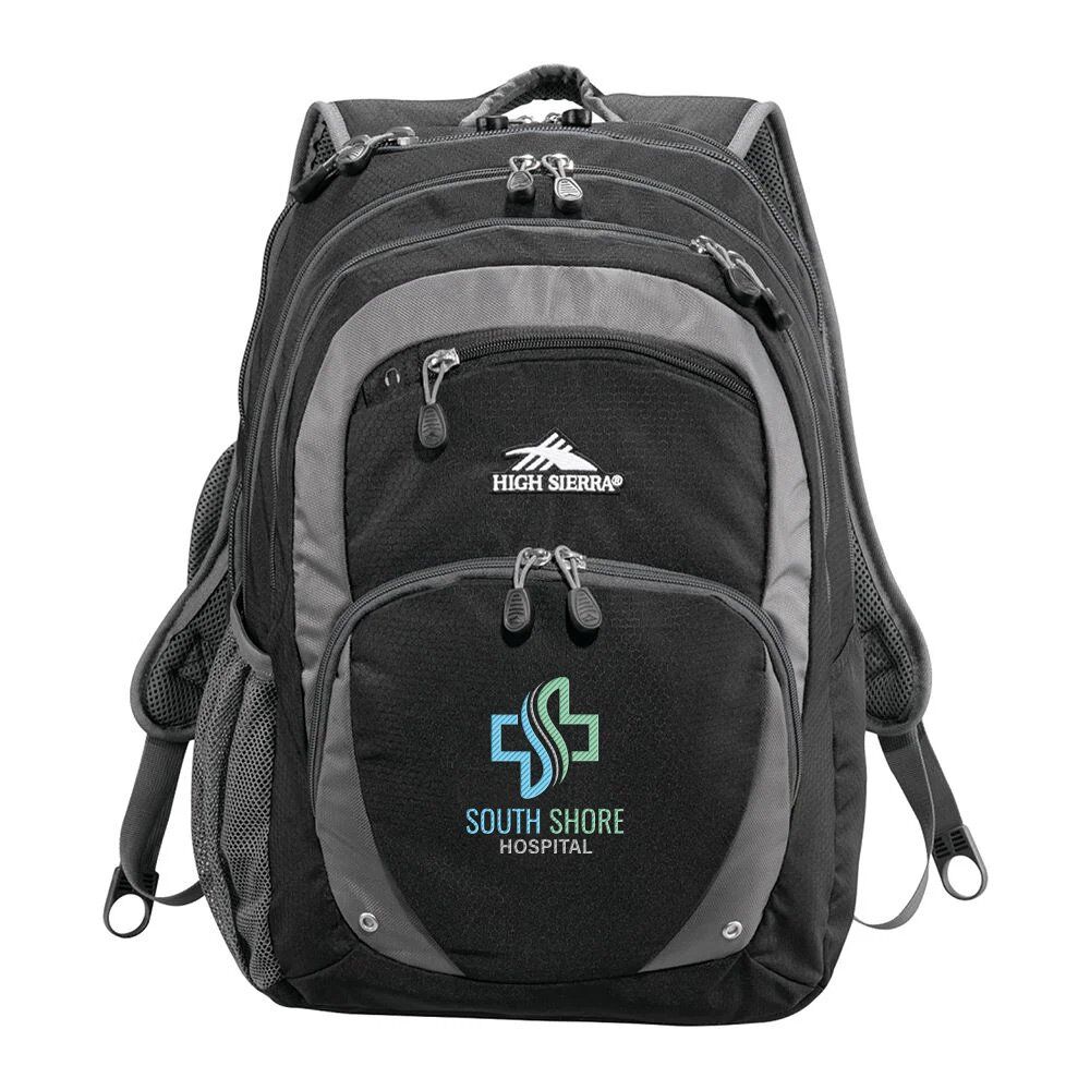 Positive Promotions 12 High Sierra Overtime Fly-By 17" Computer/Laptop Packs - Embroidered Personalization Available