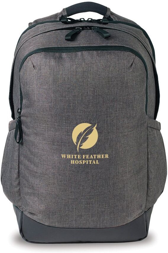 Positive Promotions 12 Heritage Supply Tanner 17" Computer/Laptop Packs with Trolley Strap - One-Color Personalization Available