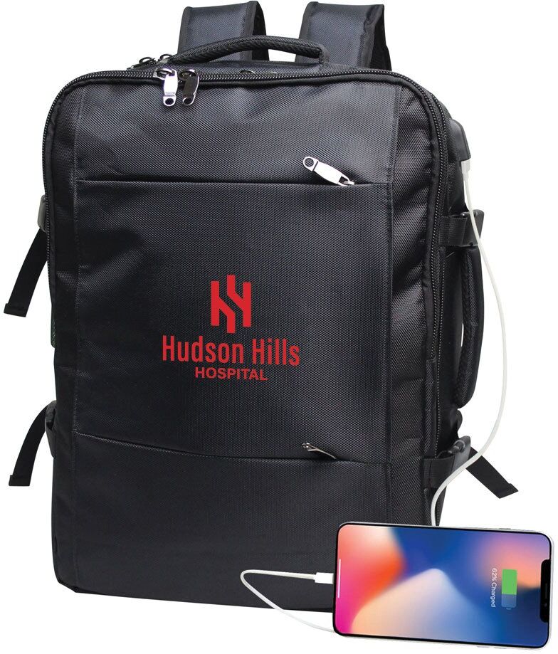 Positive Promotions 36 Hot Shot Travel 17" Computer/Laptop Packs - One-Color Personalization Available