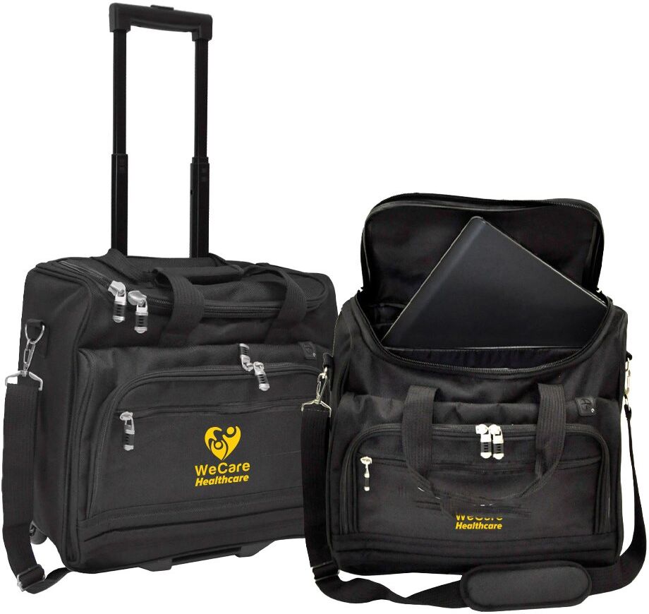 Positive Promotions 12 Laptop Briefcase On Wheels - Personalization Available