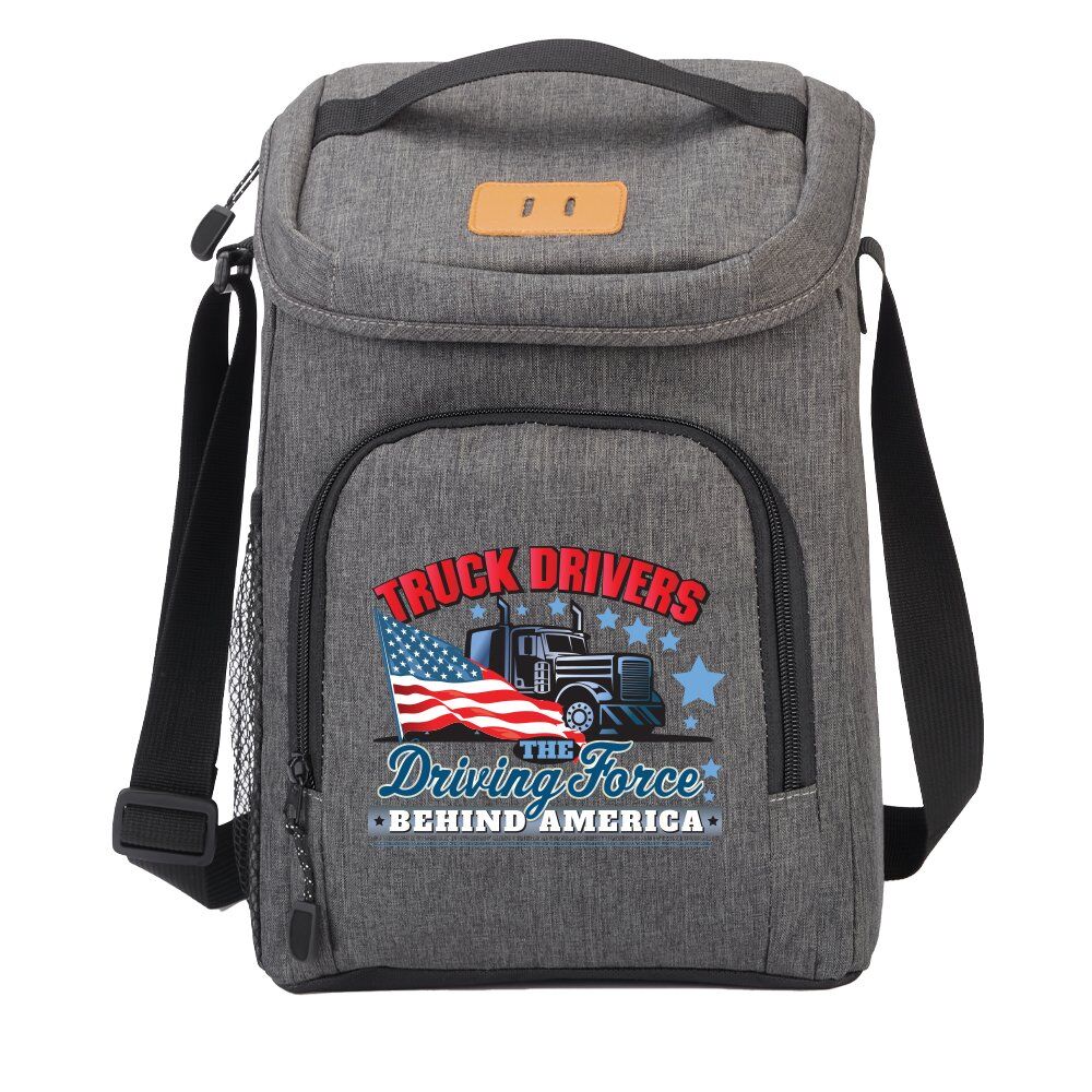 Positive Promotions 25 Truck Drivers: The Driving Force Behind America Devon Lunch/Cooler Bags