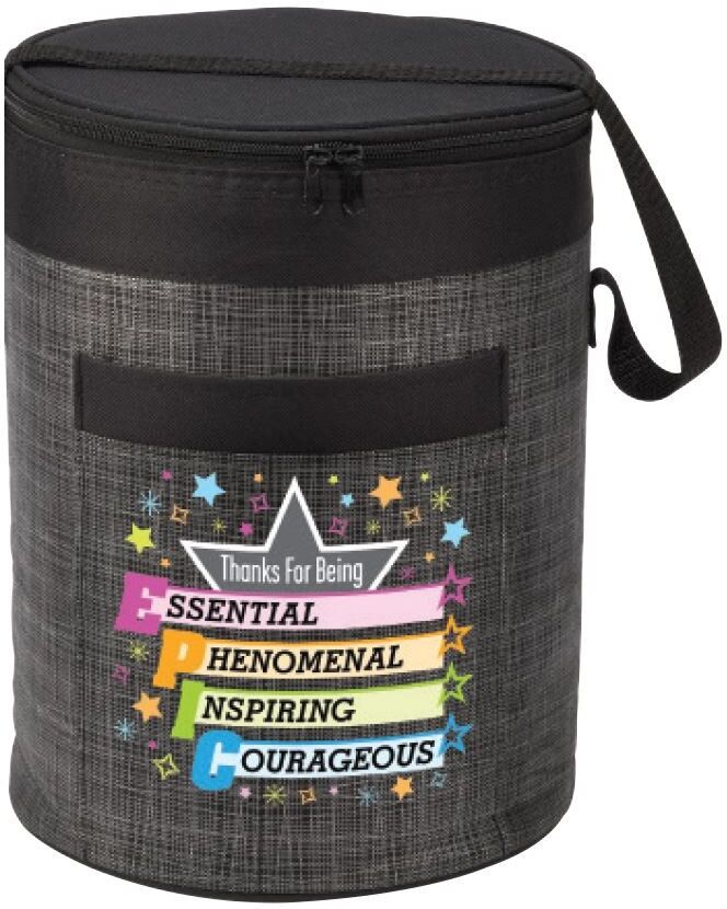 Positive Promotions 25 Healthcare Team Pride Brookville Barrel Cooler Bags - Full-Color Personalization Available