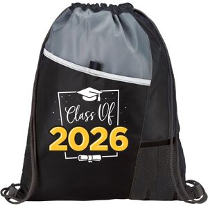 Positive Promotions 50 Class of 2026 Drawstring Packs