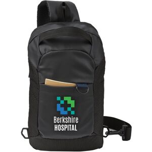 Positive Promotions 12 Harley Crossbody Sling Bags - Embroidered Personalization Available