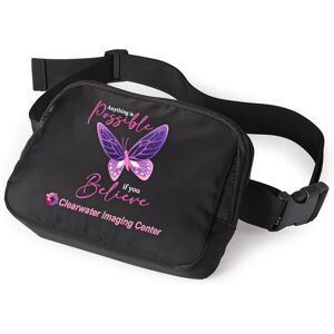 Positive Promotions 40 Anything Is Possible if You Believe Sedona 2-in-1 Sling Belt Bags - Personalization Available