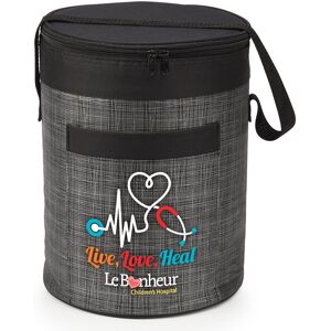 Positive Promotions 50 Live, Love, Heal Brookville Barrel Cooler Bags - Personalization Available