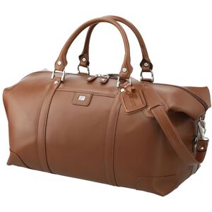 Positive Promotions Cutter & Buck® 19" Leather Weekender Duffel Bag - Debossed Personalization Available