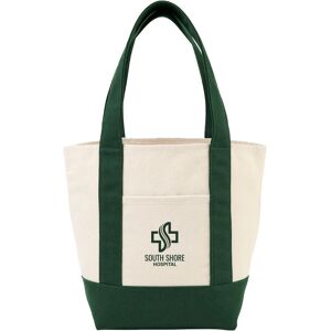 Positive Promotions 100 Trader Market Mini Canvas Tote Bags - One-Color Personalization Available