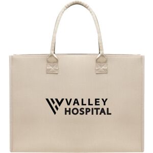 Positive Promotions 40 FauxLux Grand Shopper Tote Bags - One-Color Personalization Available