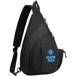 Positive Promotions 10 Onyx Water-Repellent Crossbody Sling Packs - One-Color Personalization Available