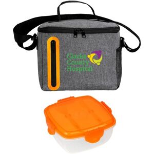 Positive Promotions 13 Deckert Clip Top Food Container Lunch Sets - Personalization Available