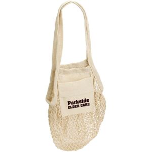 Positive Promotions 50 Packs 5-Oz. Cotton Mesh Tote - Personalization Available