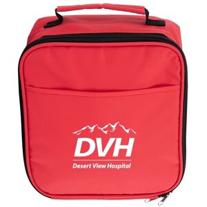 Positive Promotions 25 Water-Resistant Lunch Bags With Handle - Personalization Available