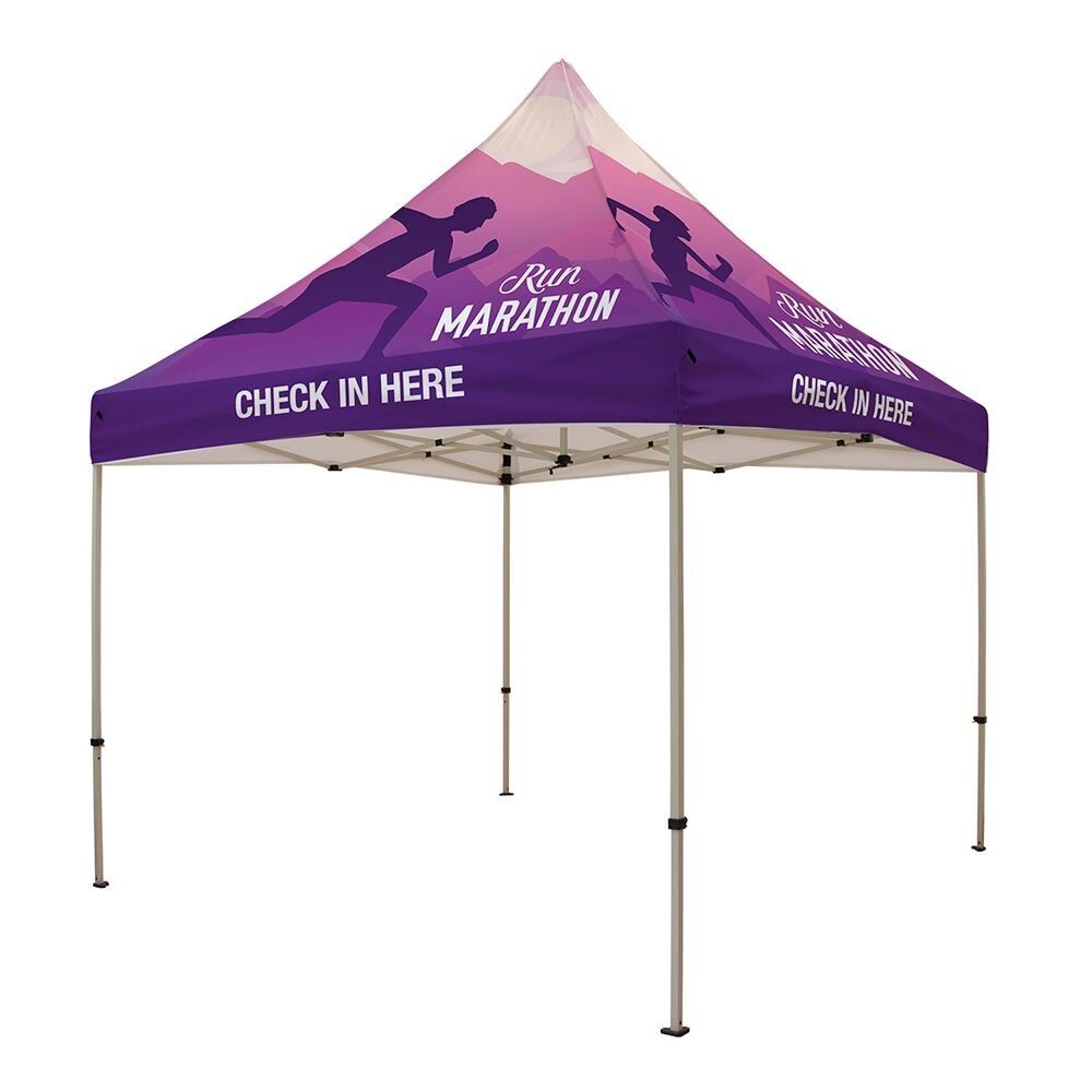 Positive Promotions 10' Summit Tent Kit (Full-Bleed Dye Sublimation) - Personalization Available