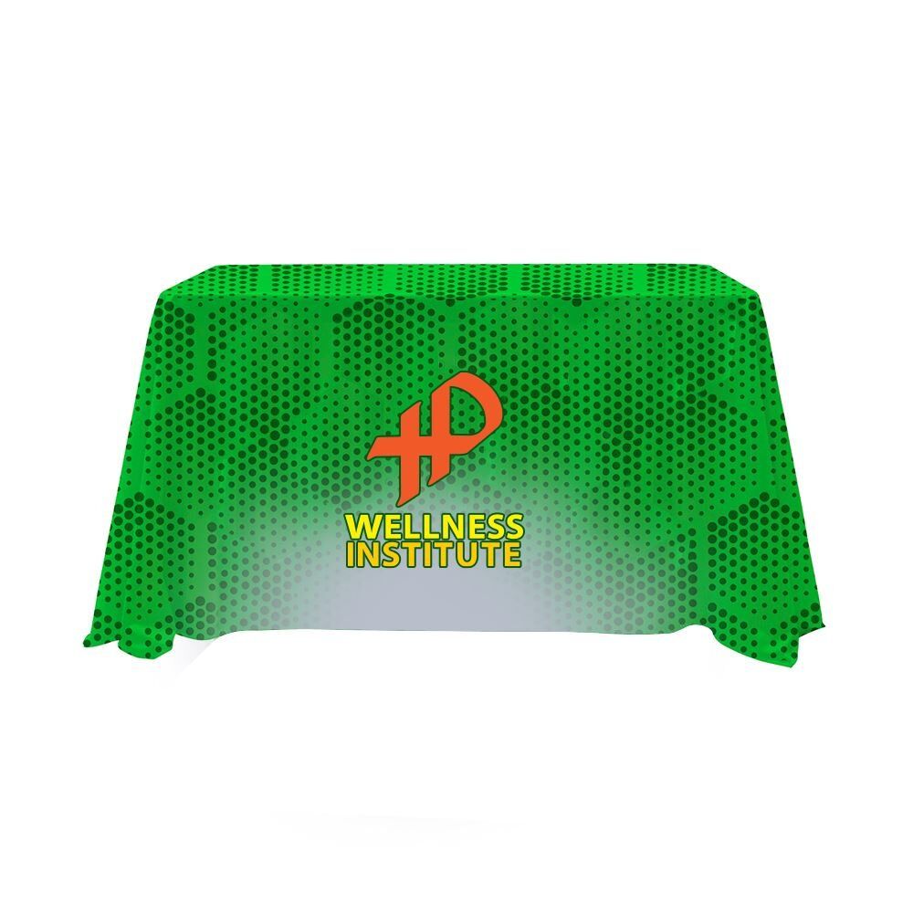 Positive Promotions 4'  4-Sided Throw Full-Color Full-Bleed With Antimicrobial Additive - Personalization Available
