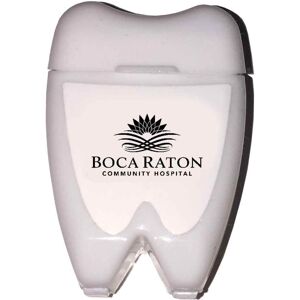 Positive Promotions 150 Tooth-Shaped Dental Floss - Personalization Available