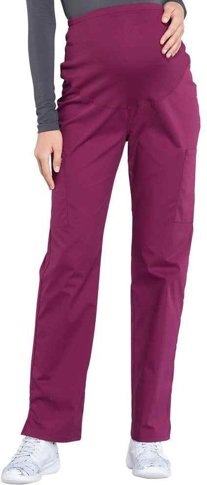 Positive Promotions 6 Cherokee® Workwear Professionals Women's 4- Pocket Maternity Straight Leg Scrub Pants