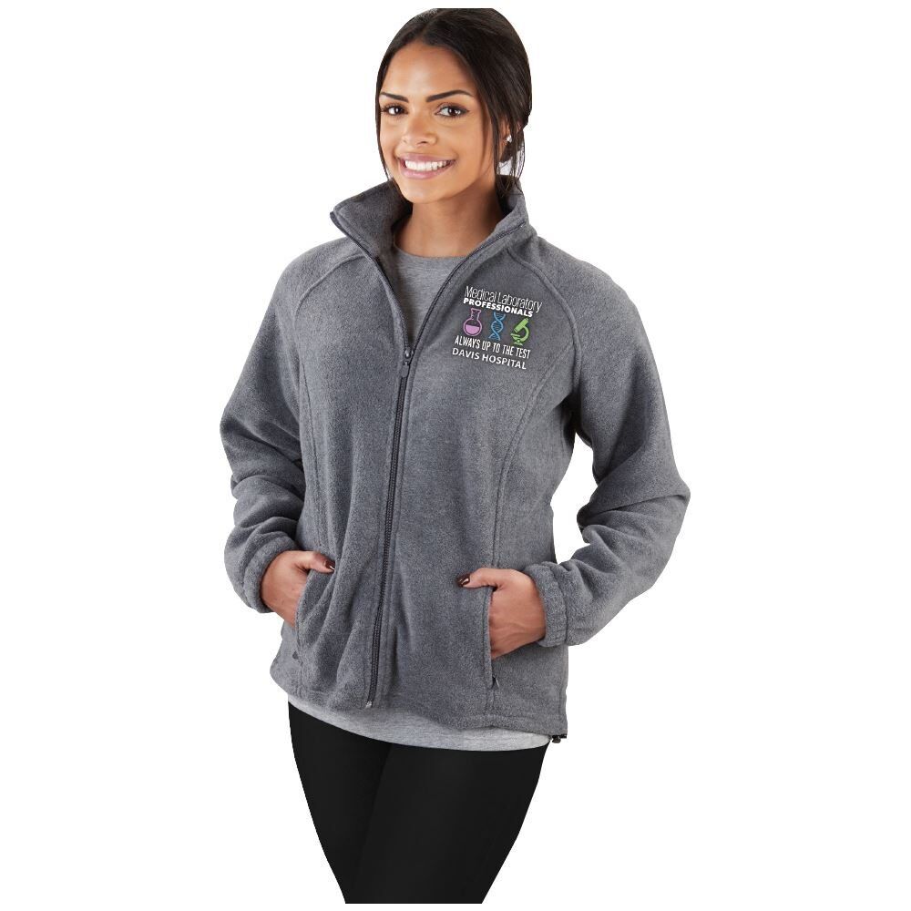 Positive Promotions 6 Healthcare Team Pride Harriton® Women's Full-Zip Fleece Jackets - Embroidered Personalization Available